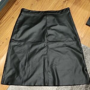 Elizabeth and James Black A-Line Skirt